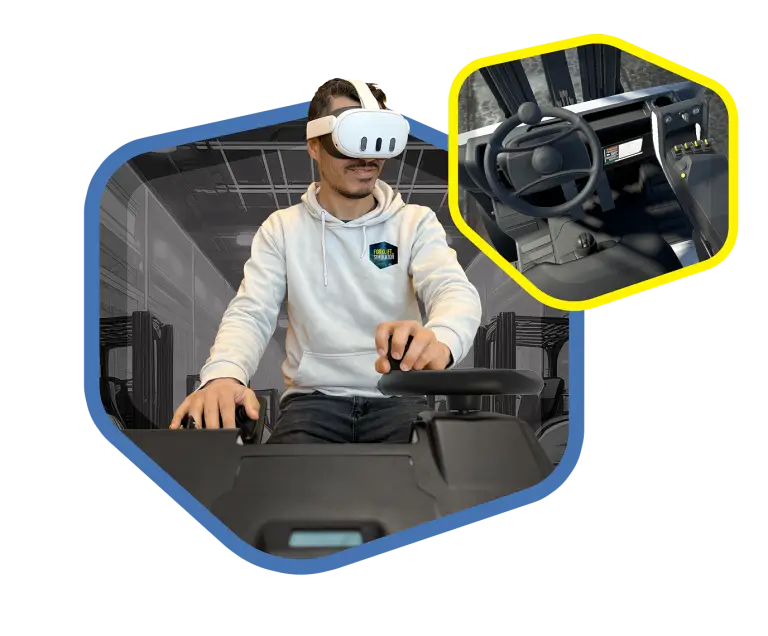 New hire training on the simulator